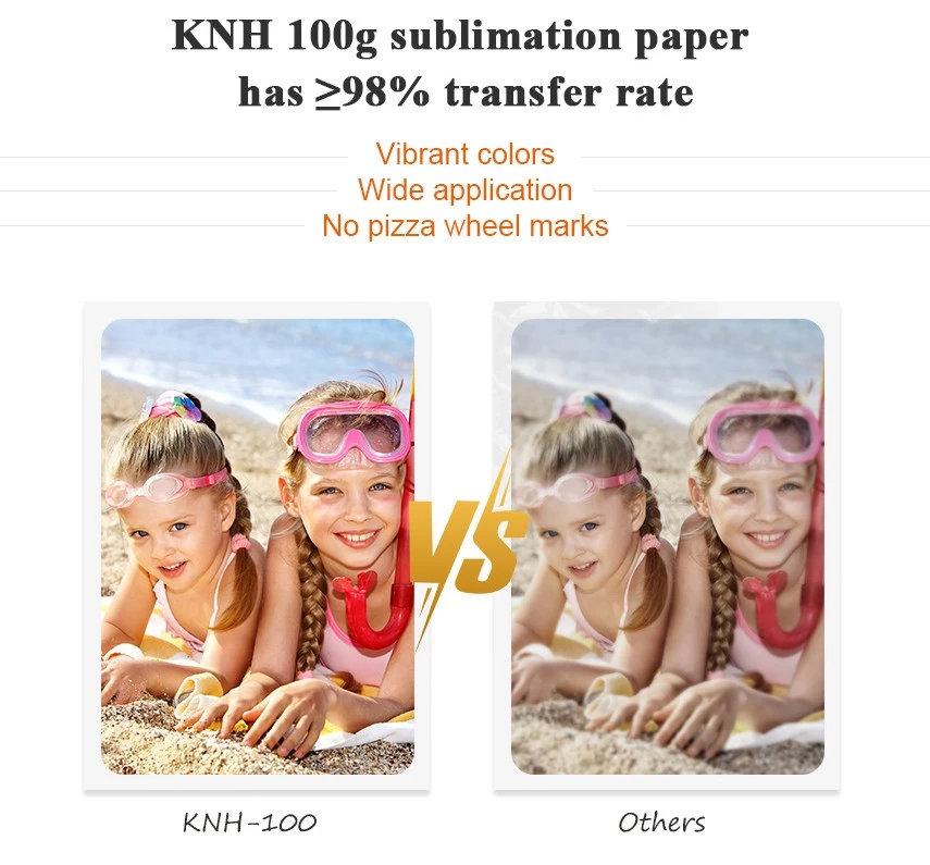 KNH Sublimation Paper - 100g, A4 Size