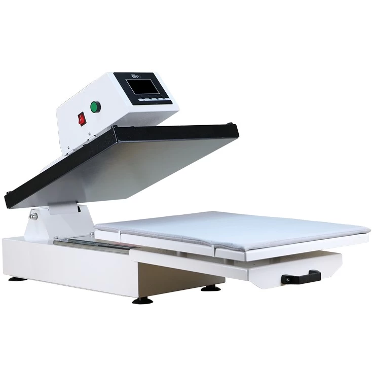 China Fully Automatic Heat Press with Slide-out Drawer manufacturer