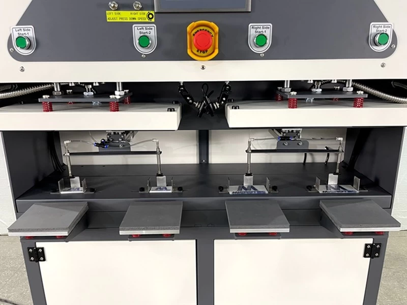 Label Heat Press with Infrared Positioning System - E4