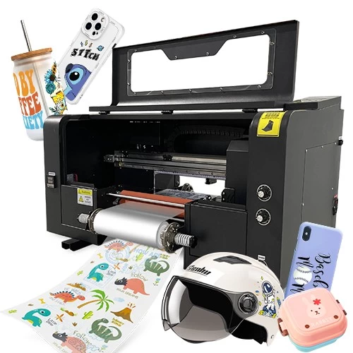 A3 UV Printer for phone case, acrylic, wood, metel, golf balls, UV DTF film