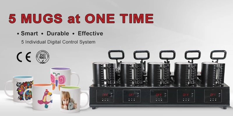 The 5-in-1 mug press machine, featuring 5 independent digital temperature  controls. - Microtec Heat Press Factory: Pioneering Heat Transfer  Excellence for 23 Years, from small size heat press machine, combo heat  press