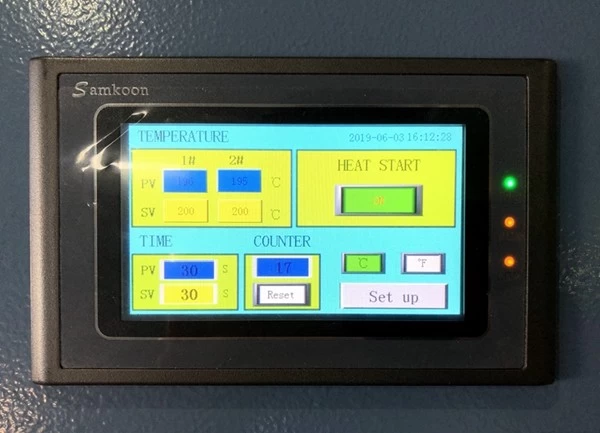 Pneumatic Large Heat Press with PLC Controller 80x110cm - APHD-43