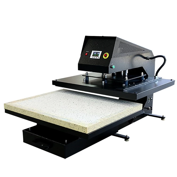 China Pneumatic Large Format Draw-out Heat Press 80x100cm - APHD-40 manufacturer
