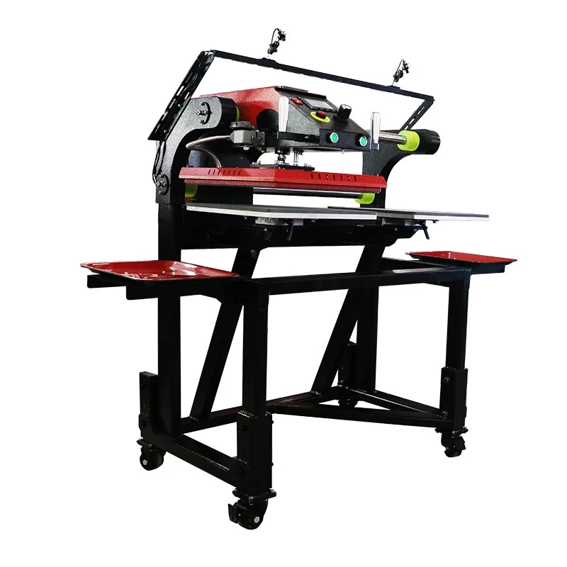 China Dual Shuttle Automatic Heat Press with Infrared Positioning Device - DEMON 45 manufacturer