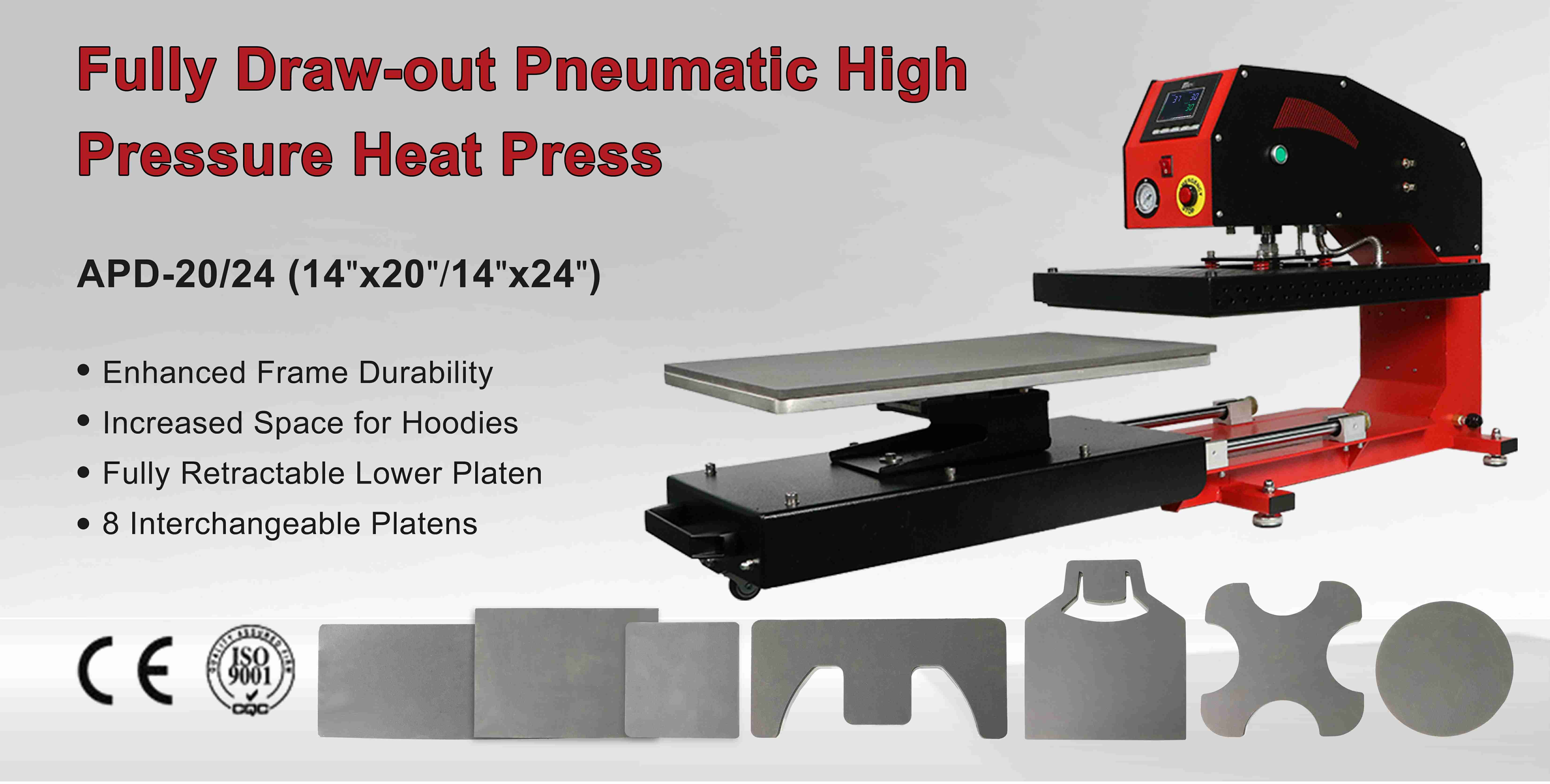 High-Performance APD Series Pneumatic Heat Press Machine for Professional Use | Microtec