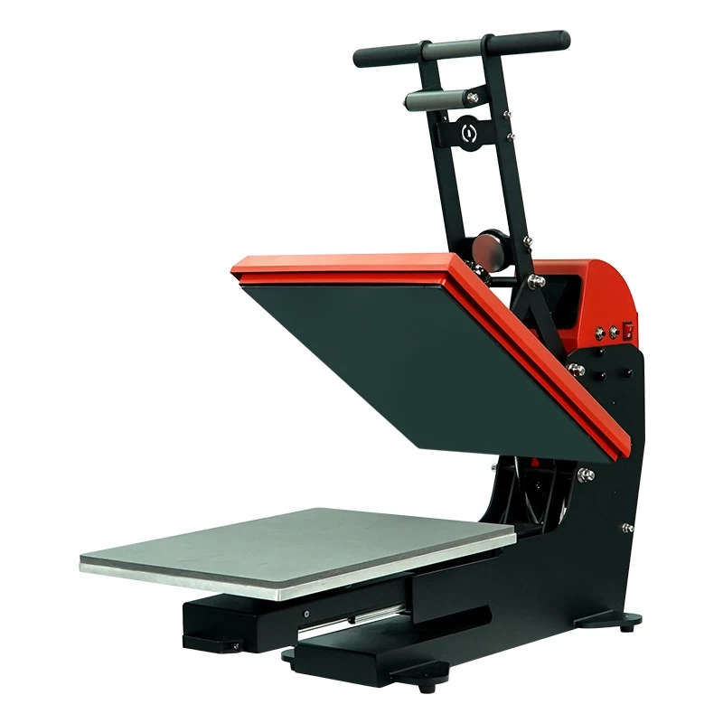 China Mighty Auto Heat Press with Large Touchscreen Panel manufacturer