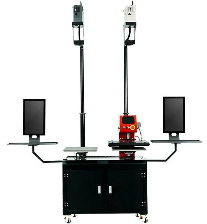 中国 Electric Dual Station Heat Press with Laser & Projection Positioning Options - COPY - acm9fl 制造商