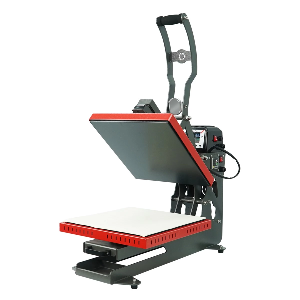 RHP Auto Apri calore Pressa 38x38 cm con doppie piastre di calore