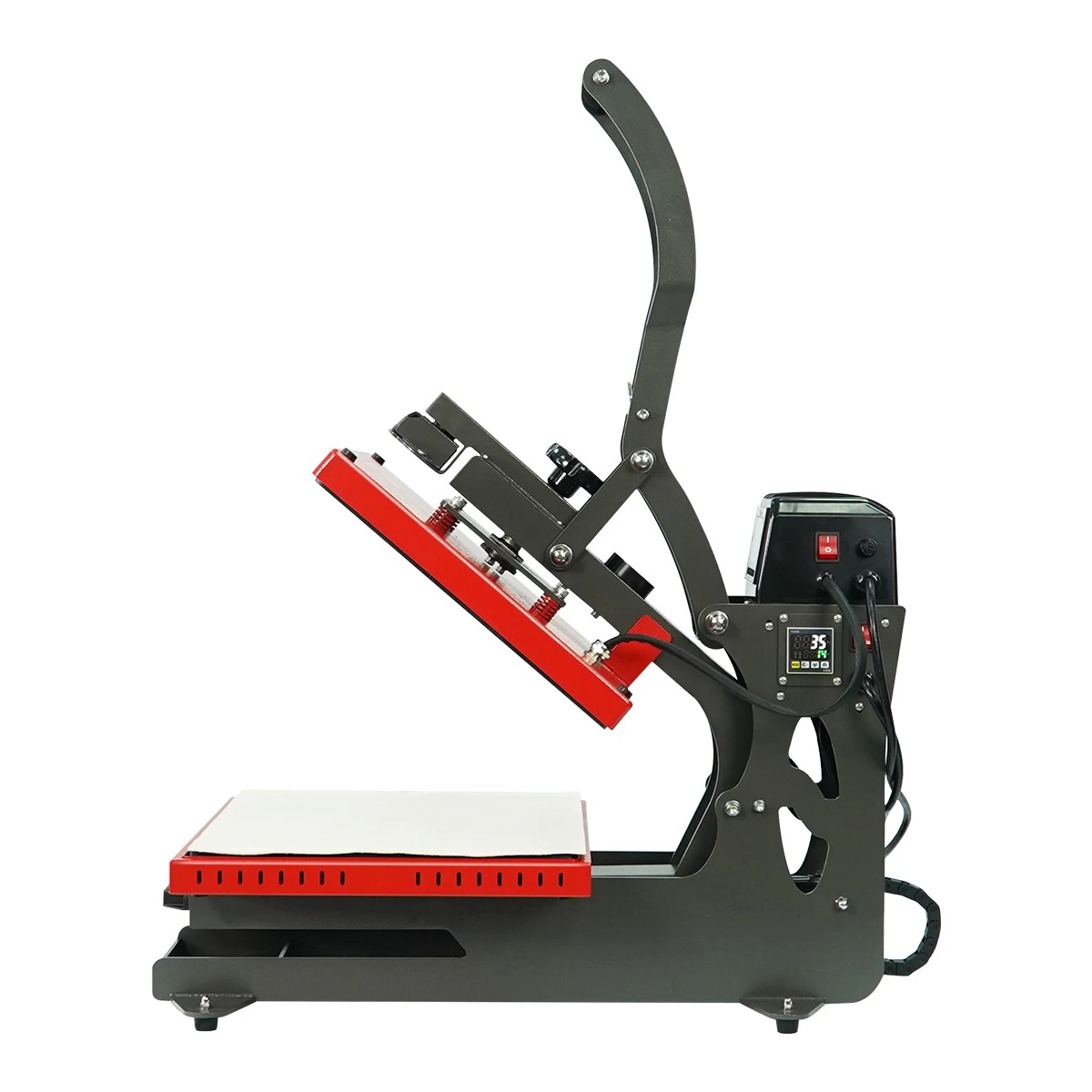 RHP Auto Apri calore Pressa 38x38 cm con doppie piastre di calore