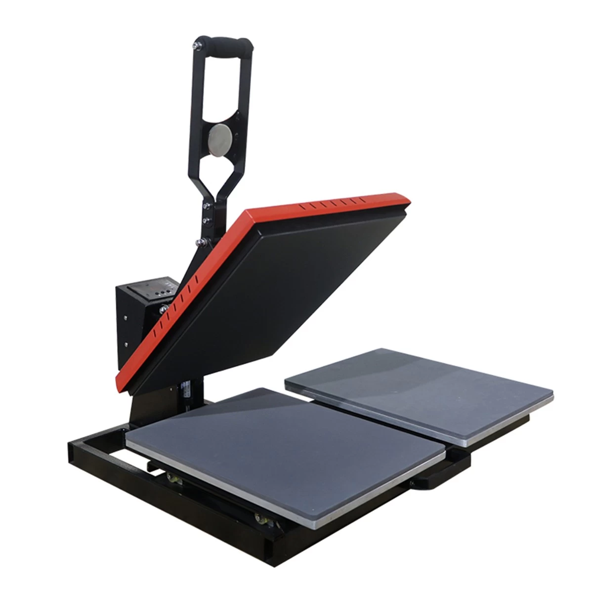 China Double Station Semi-Automatic Heat Press 40x50cm UHP-20M-D – Professional Industrial Heat Transfer Machine manufacturer