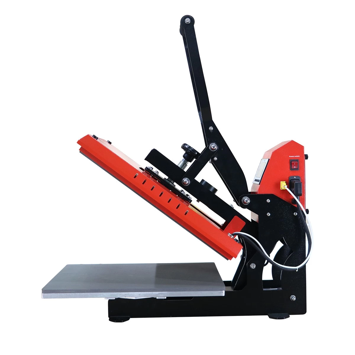 TC Auto Open Heat Press Machine with Detachable Electric Box – 15x15 Inch (38x38cm) Digital Heat Transfer Press for Sublimation & T-Shirt Printing - COPY - eorcap