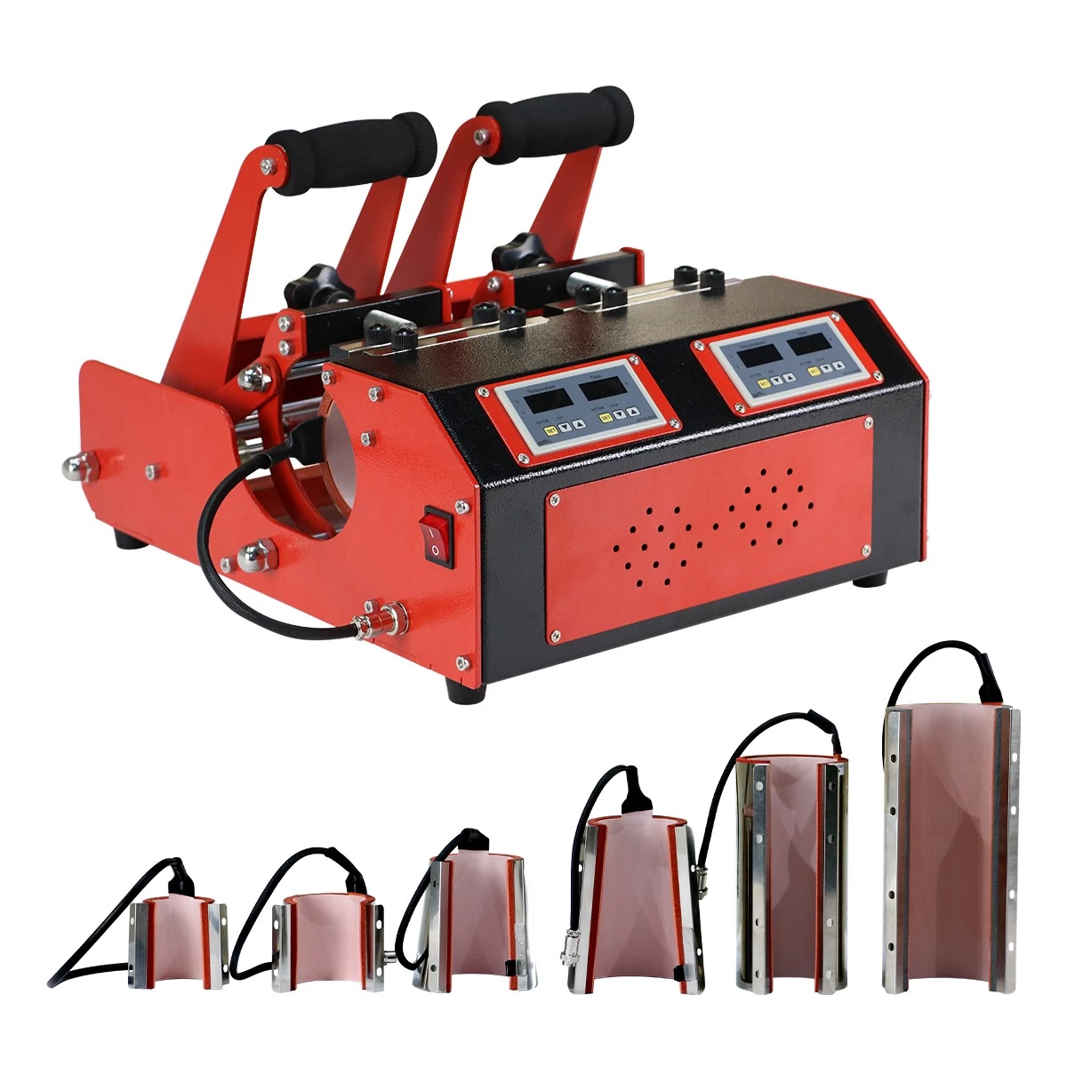 China Double Tumbler Mug Heat Press MP-160 – Dual Station Cup Heat Transfer Machine manufacturer