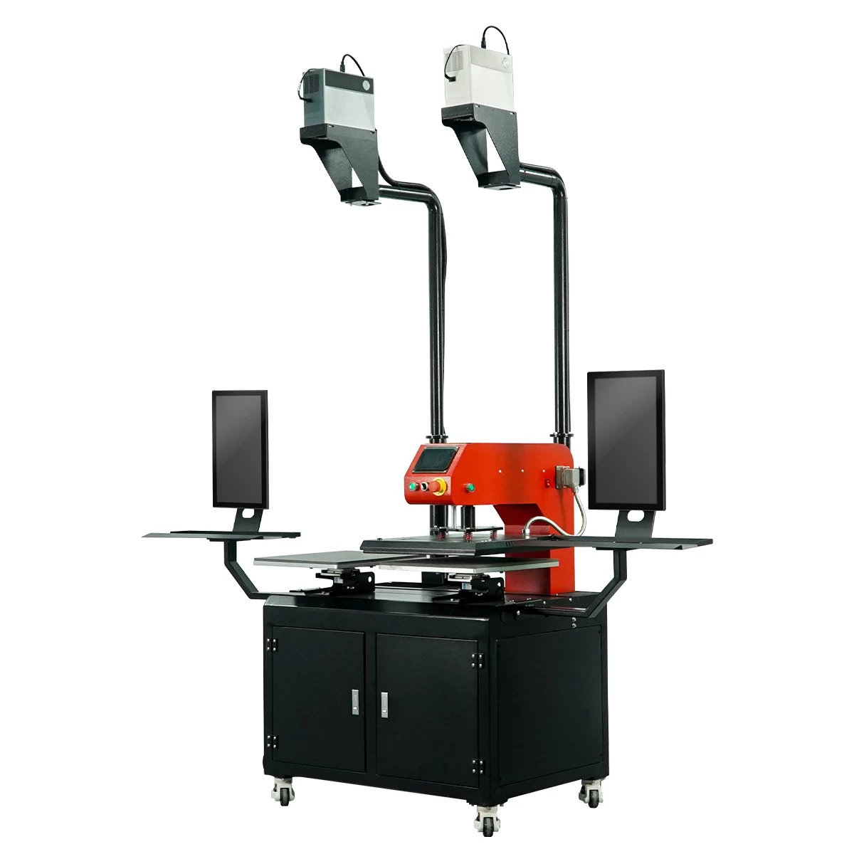 China TSLE Dual-Head Industrial Heat Press with Precision Laser Alignment & ProAlign Vision™ HD Smart Positioning System manufacturer