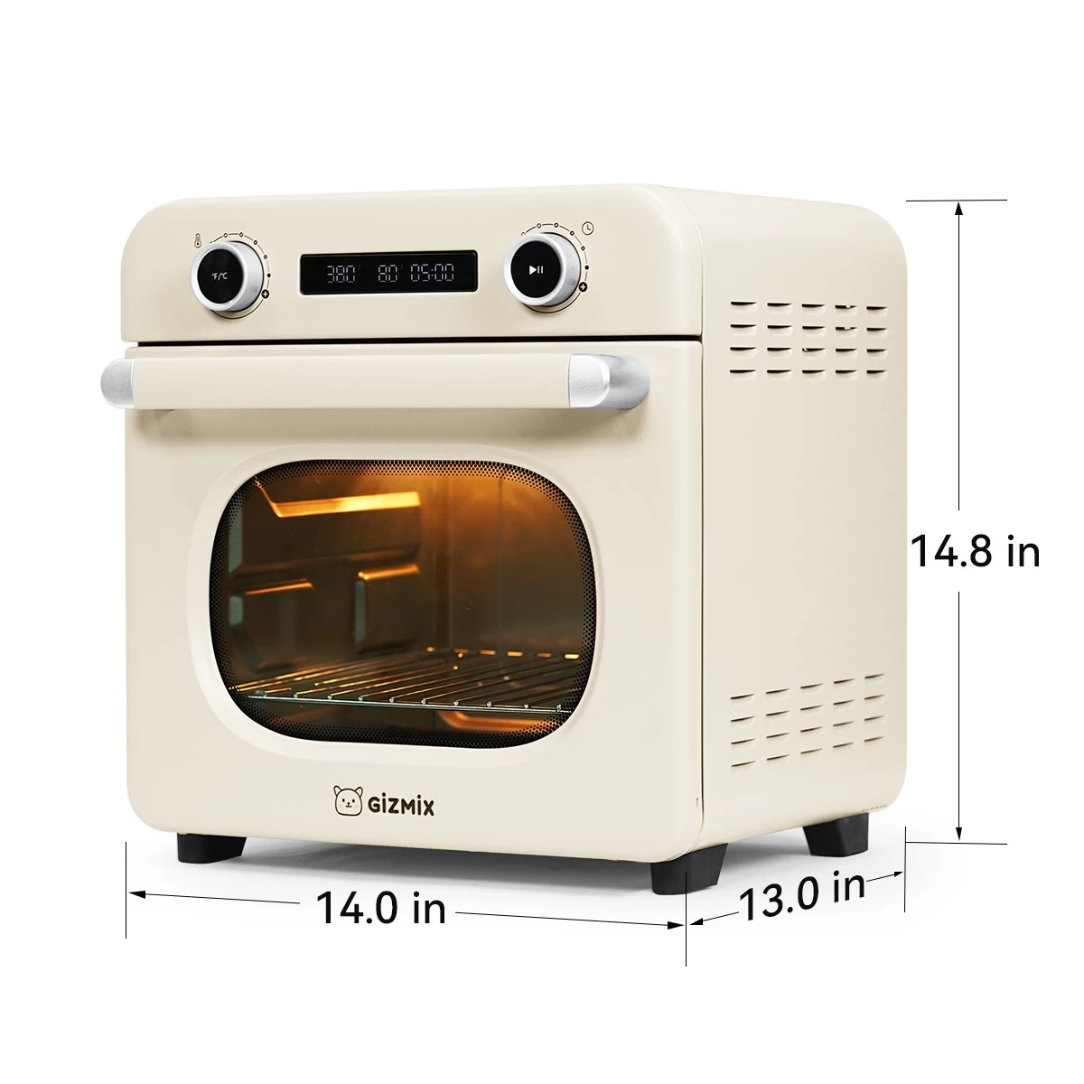 GIZMIX 18L Sublimation Forno - Pressa di calore multi -superficie per tazze, bicchieri e bottiglie