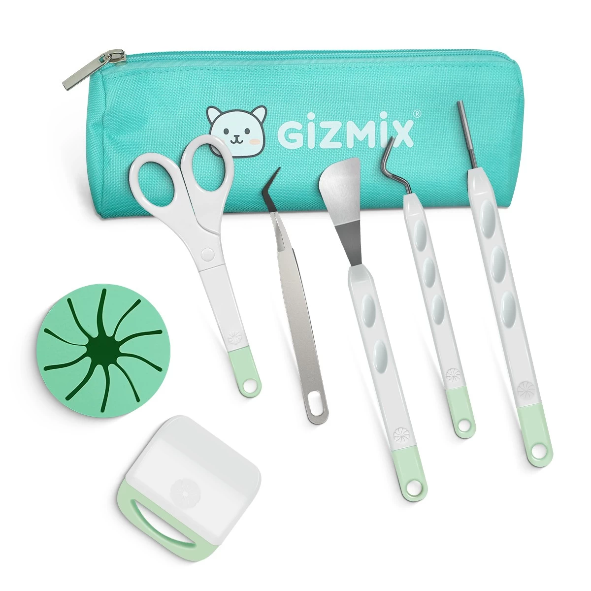 GIZMIX (6pcs) Premium Craft Vinyl Weeding Tools Set & Weeding Scrap Collector for Silhouette Cameos & Cricut