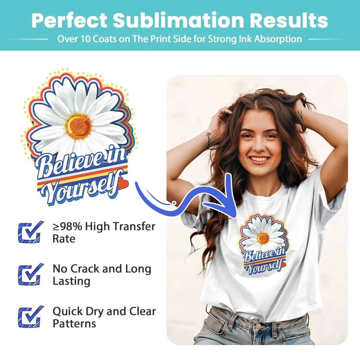 GIZMIX Light-Colored Heat Transfer Paper 150g