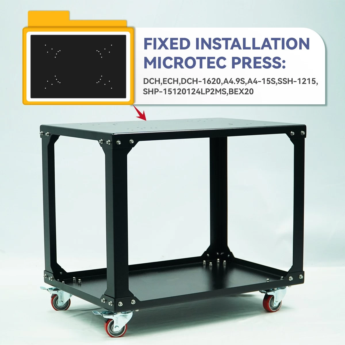 HPS-01 Mobile Universal Heat Press Stand