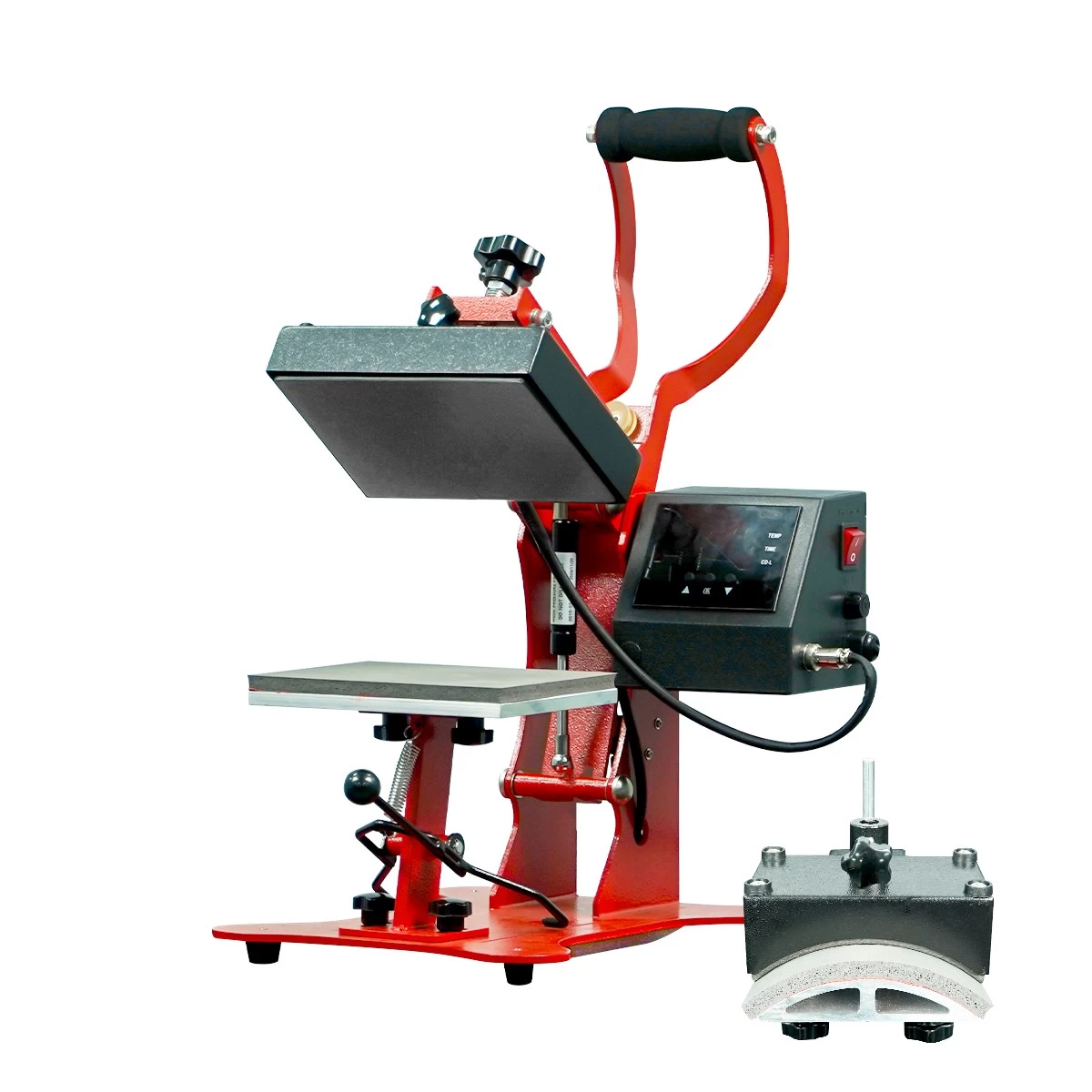 MEHP-200 2-in-1 Sublimation Heat Press for Cap and Logo