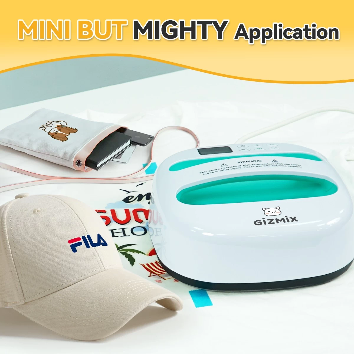 Gizmix GP-4 Mini Press Press Machine-22,5*22,5 cm