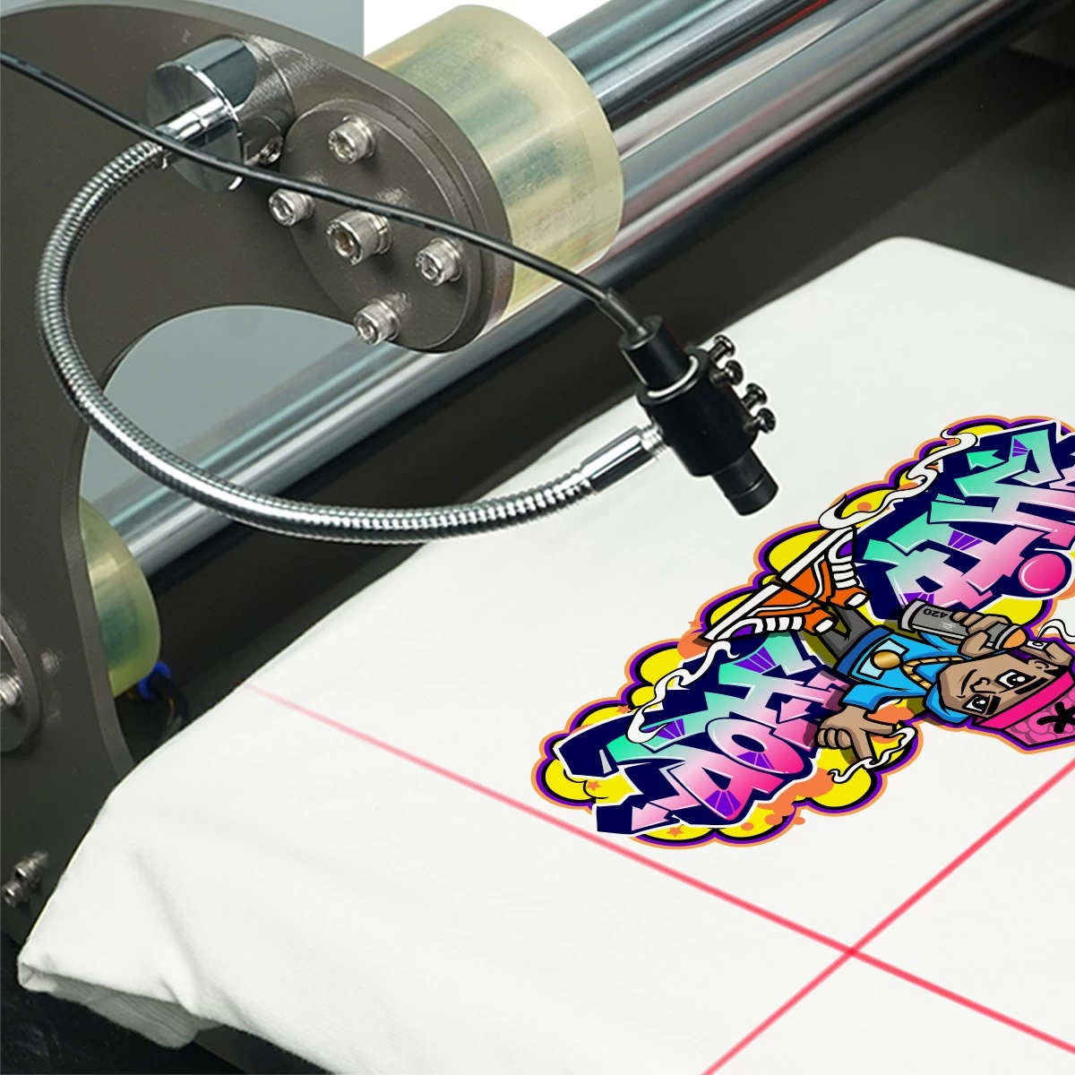 Laser B Warmte Press Laser -uitlijningsapparaat