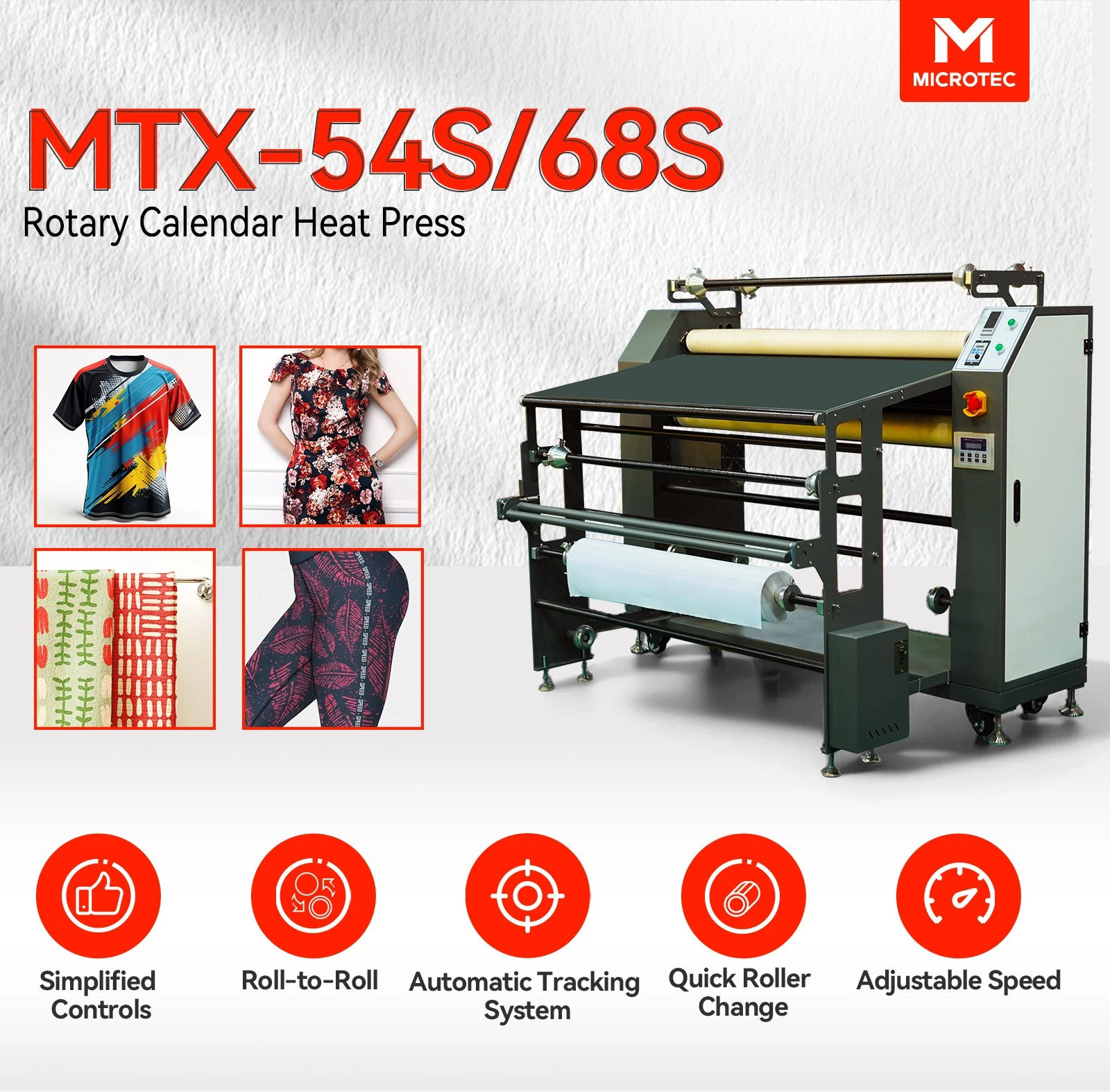 MTX-54S / MTX-68S περιστροφική θερμότητα αναβαθμισμένη-Η έξυπνη αυτόματη διόρθωση απόκλισης θέτει ένα νέο πρότυπο για την ακρίβεια