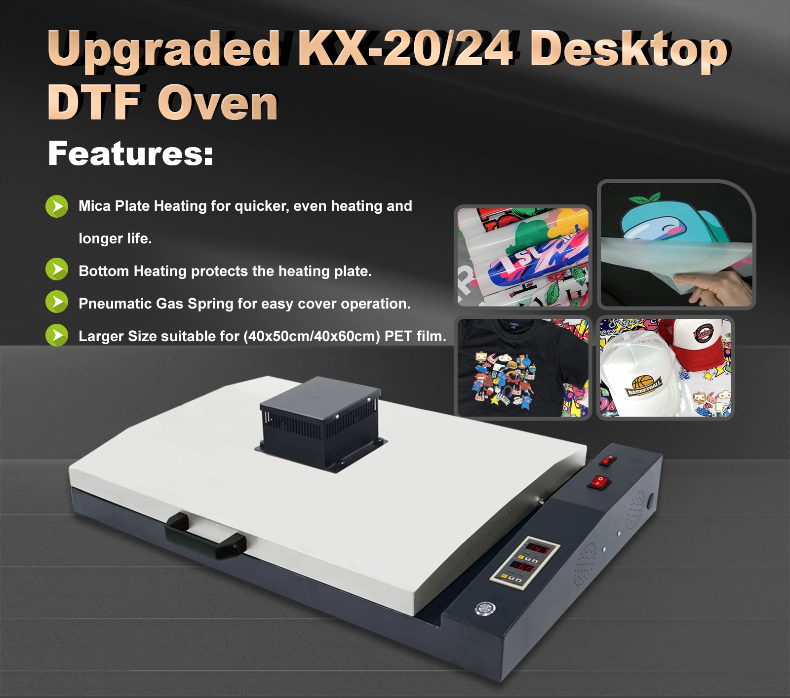 DTF Oven for Powder Curing | Fast & Even Heating for DTF Printing ...
