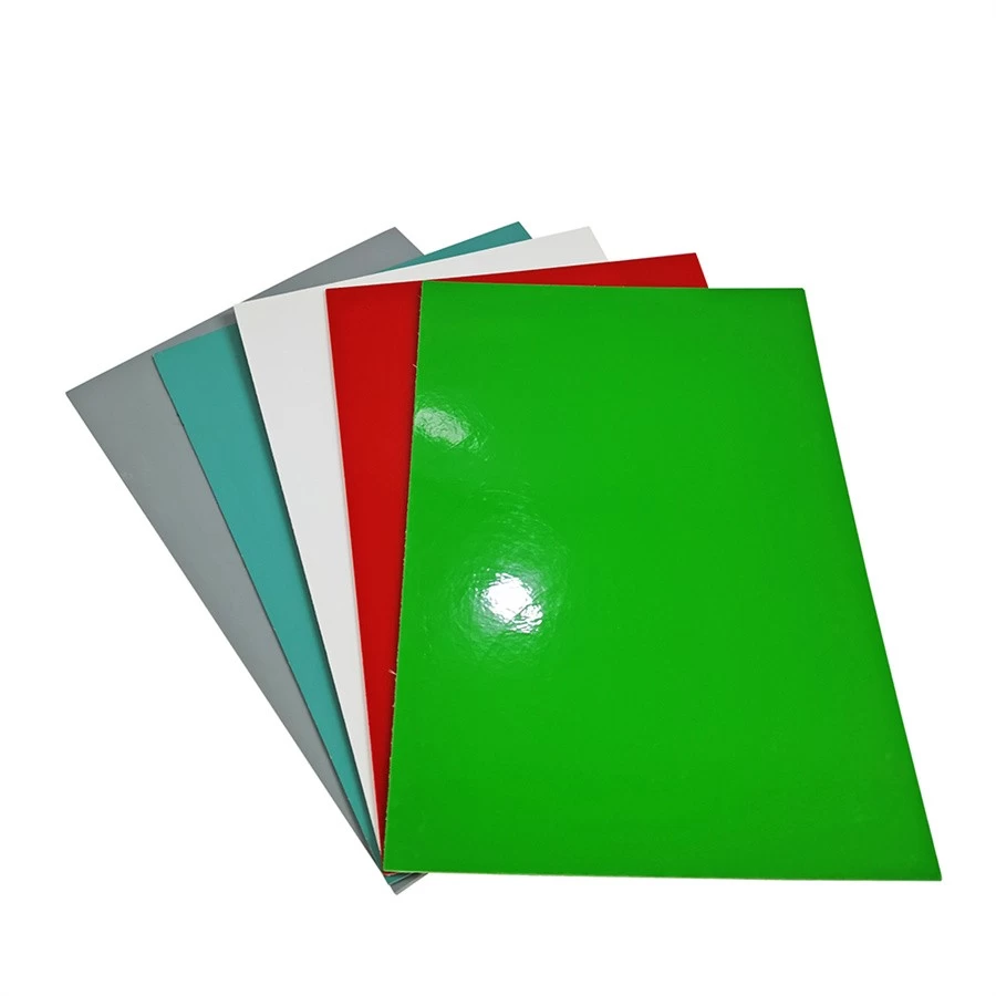 China Easy Installation White Black Smooth Flat Glass Fiber Reinforced Polyester FRP Sheet manufacturer