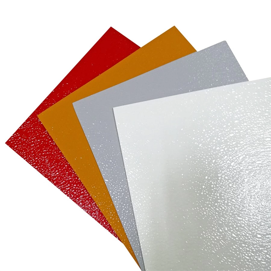 China Putih Pebbled Finish Wall Cladding FRP Glass Fiber Reinforced Polymer GFRP Board Sheet pengilang