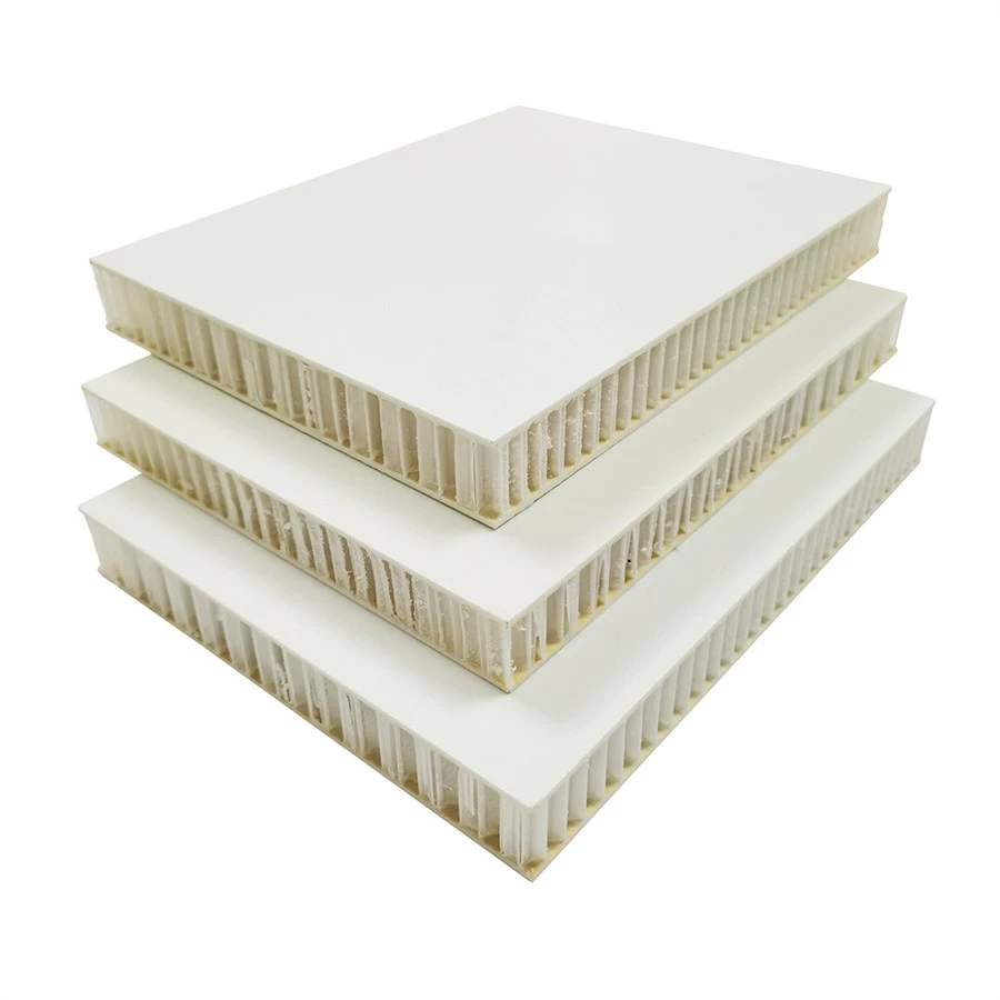 China Fiberglass Reinforced Plastic FRP Polypropylene PP Honeycomb Core Sandwich Panels manufacturer