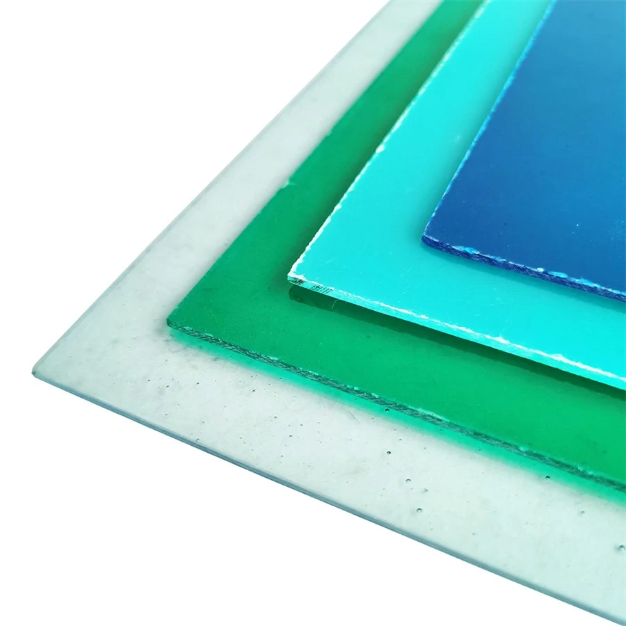 China China Skylight Blue Green Clear Plain Flat Transparent Fiber Glass Sheet Lieferanten Hersteller