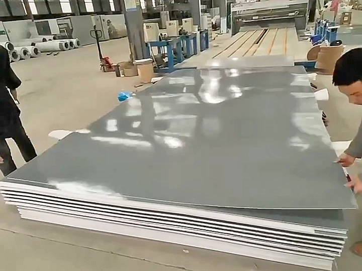 Large Size White Black Colored Glossy and Textured Fiberglass Reinforced Plastic Insulated FRP GRP Sheet Panels