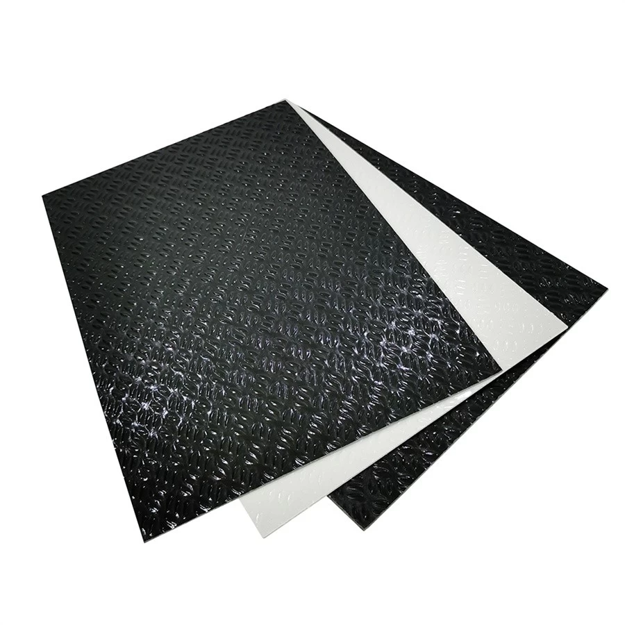 China Anti Slip Diamond Checker Embossed Fiberglass Reinforced GRP FRP Chequered Plate For Flooring manufacturer
