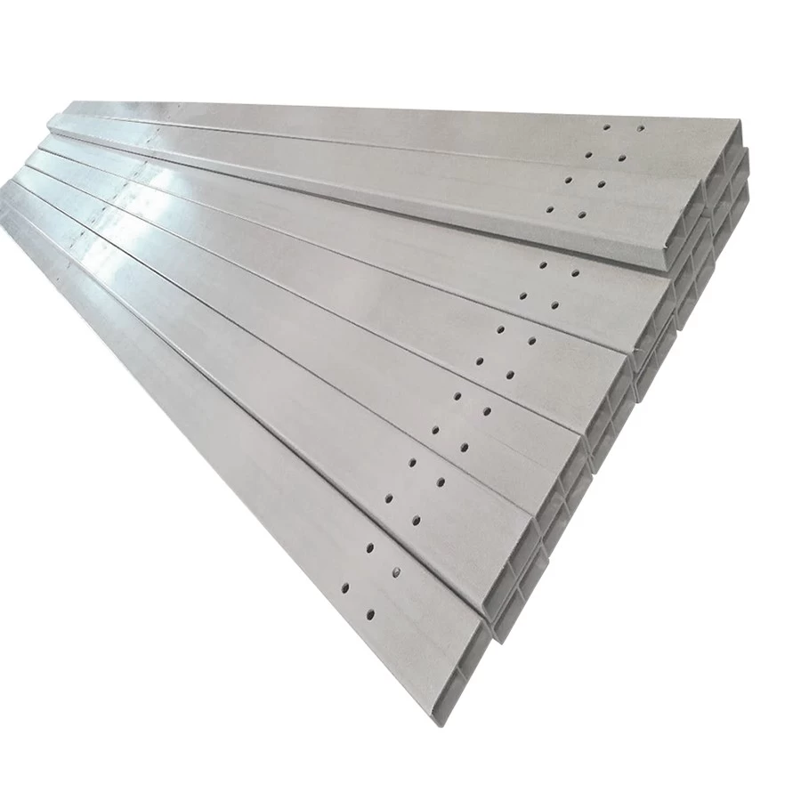 China Anti Corrosion Pultruded Crossbeam Fiberglass Reinforced Plastic FRP GRP Roof Profiles manufacturer