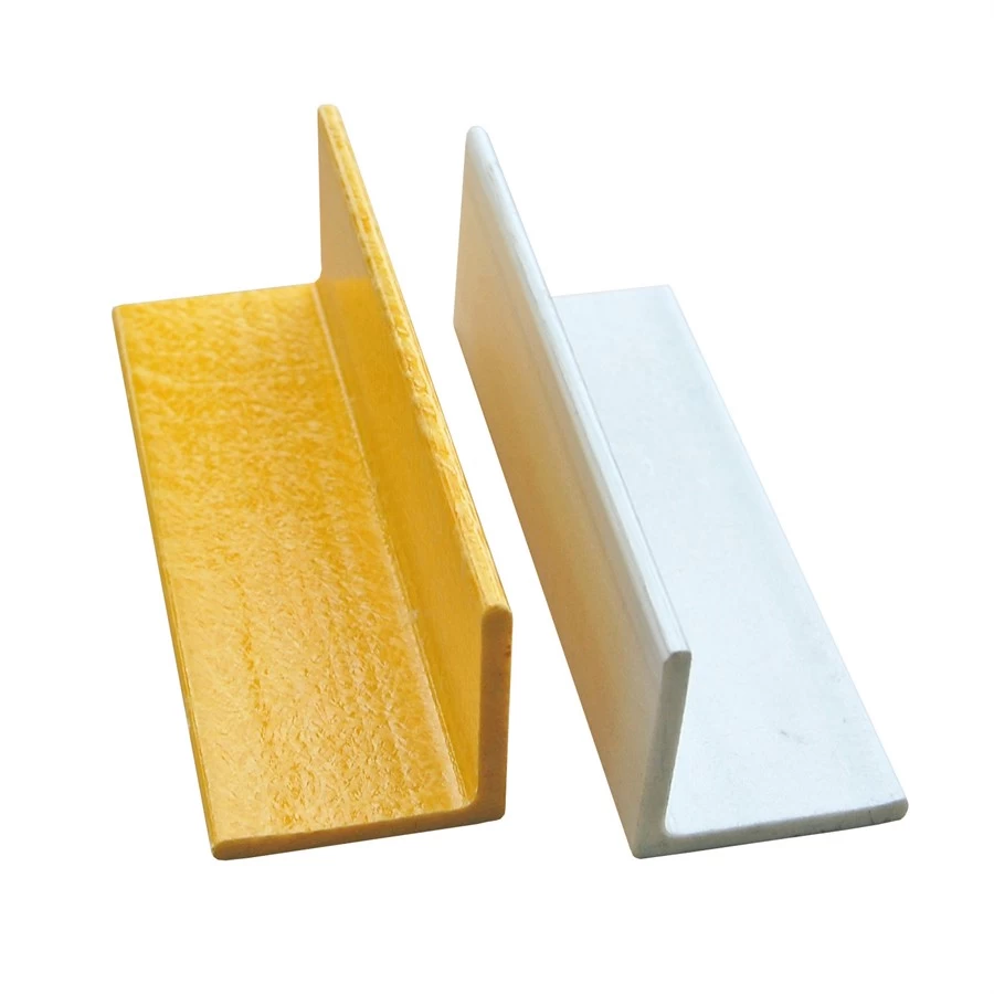 porcelana La sección L de FRP GRP pultruida de alta resistencia forma los ángulos de fibra de vidrio estructural Fabricantes fabricante