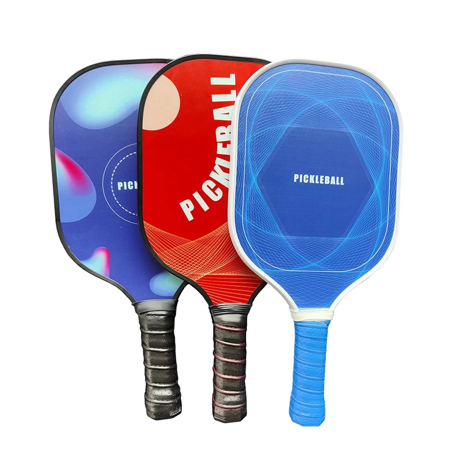 China Fiberglass Ringan Tersuai Murah Terbaik Pemula Disyorkan Kayuh Pickleball Penarafan Tertinggi Untuk Dijual pengilang