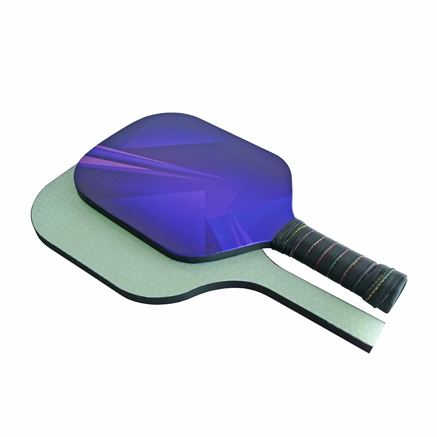 China Custom Top Inexpensive Pink Green Yellow Rimless Edgeless Pickleball Paddles for Advanced Players manufacturer