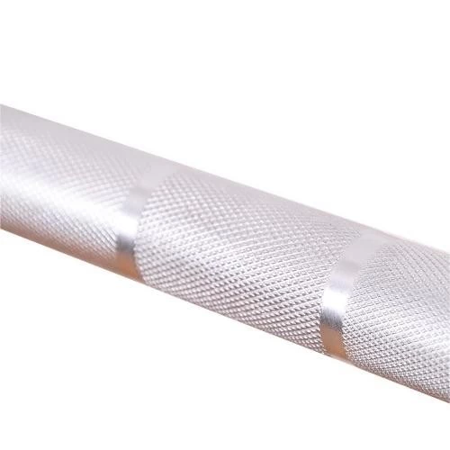 Hard Chromed Weightlifting Barbell Bar Gym Equipment White Zinc Fitness Bar