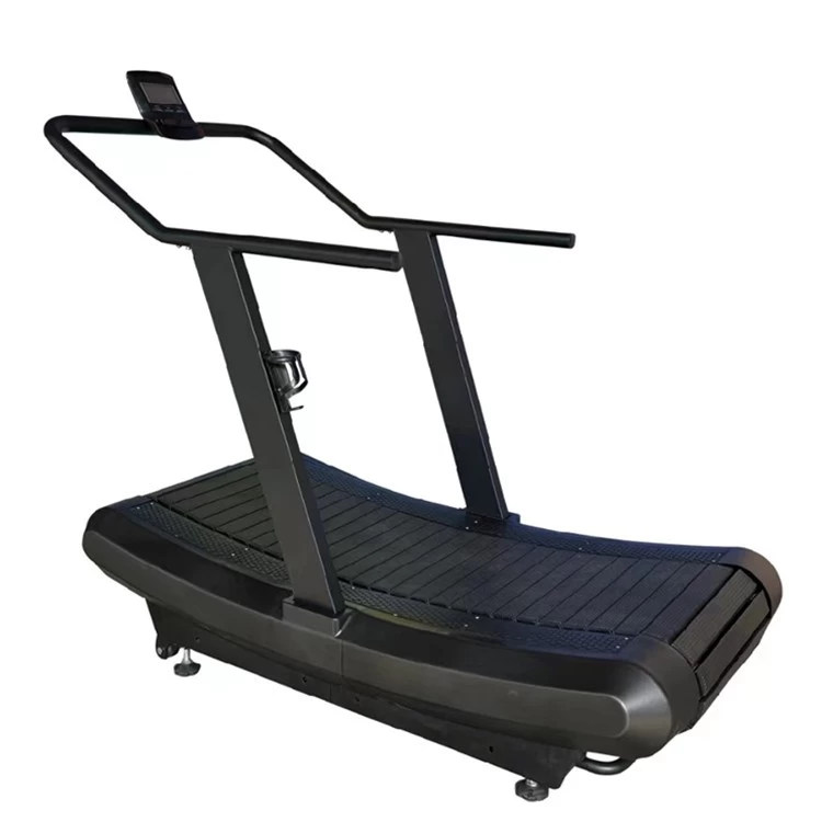 China Air Runner Non-motorized Unpowered Curved Treadmill With Fast Speed Treadmills For Sport manufacturer