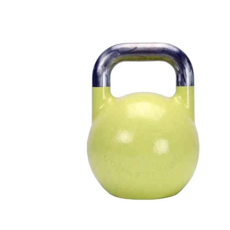 Factory Wholesale Plating Handle Competition Kettlebell Competition Cast Iron Kettlebell