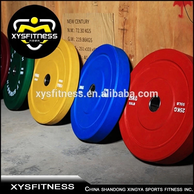 Fitness Weight Plate Rubber Bumper plates