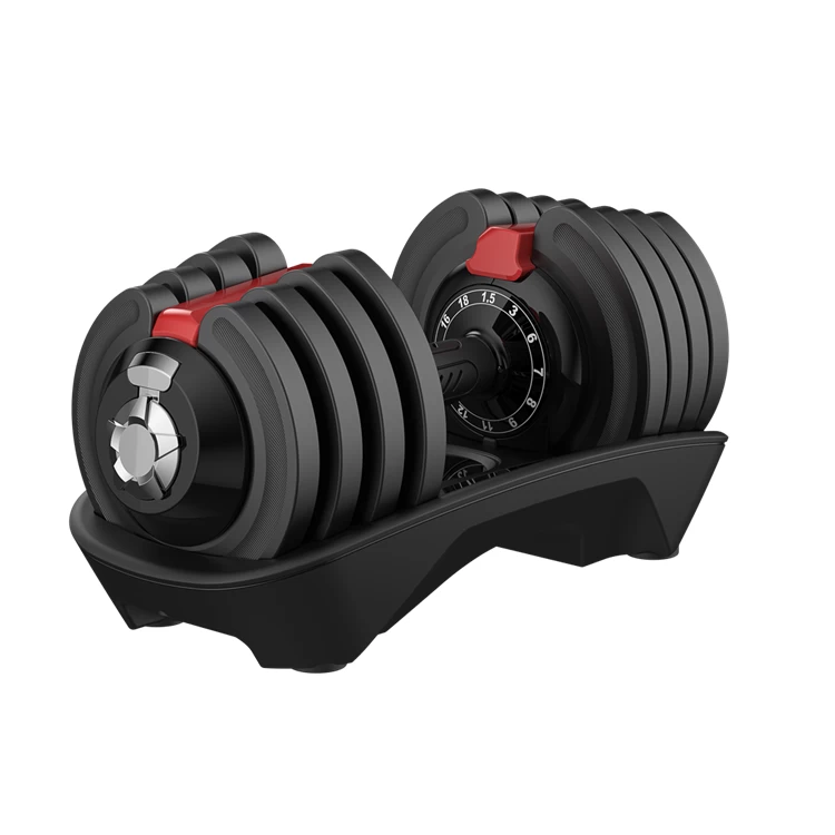 Gym Fitness Training Power Free Weights Gym KG LB Adjustable Dumbbell Set