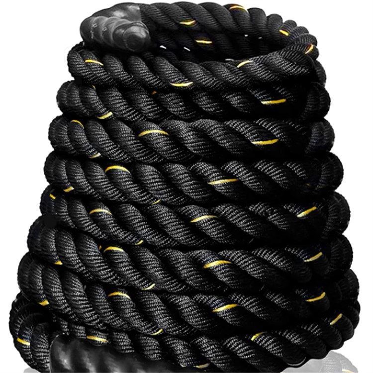 Basics Battle Exercise Training Rope - 30/40/50 Foot Lengths, 1.5/2 Inch Widths