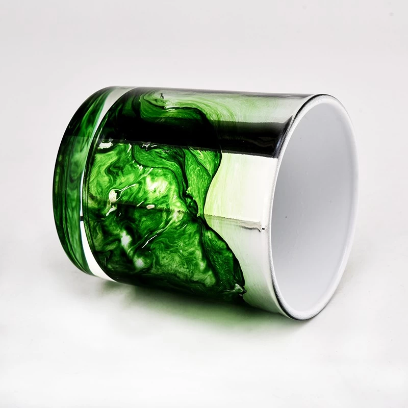 300ml handmade luxury design glass candle empty vessel wholesale