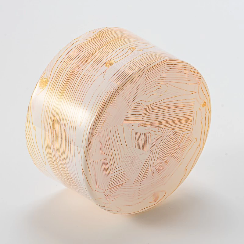 glass candle vessel