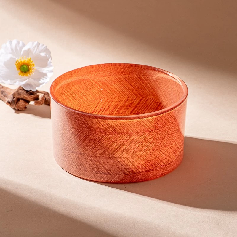 glass candle vessel