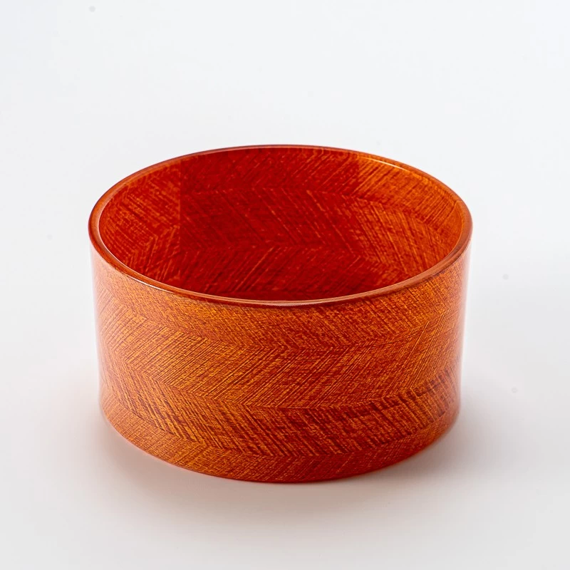 glass candle vessel