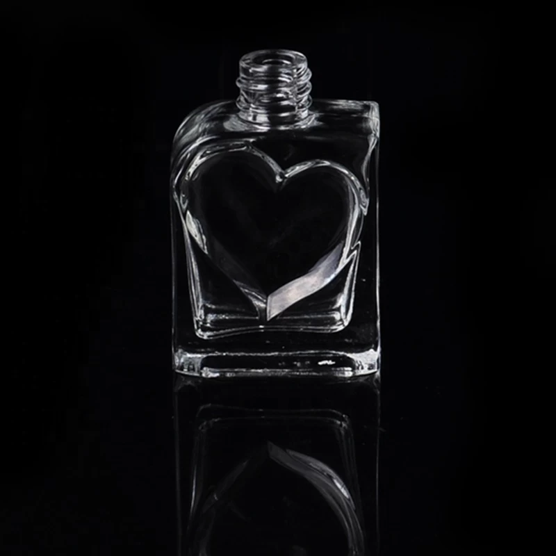 40ml Clear mini glass perfume oil car fragrance bottle for home