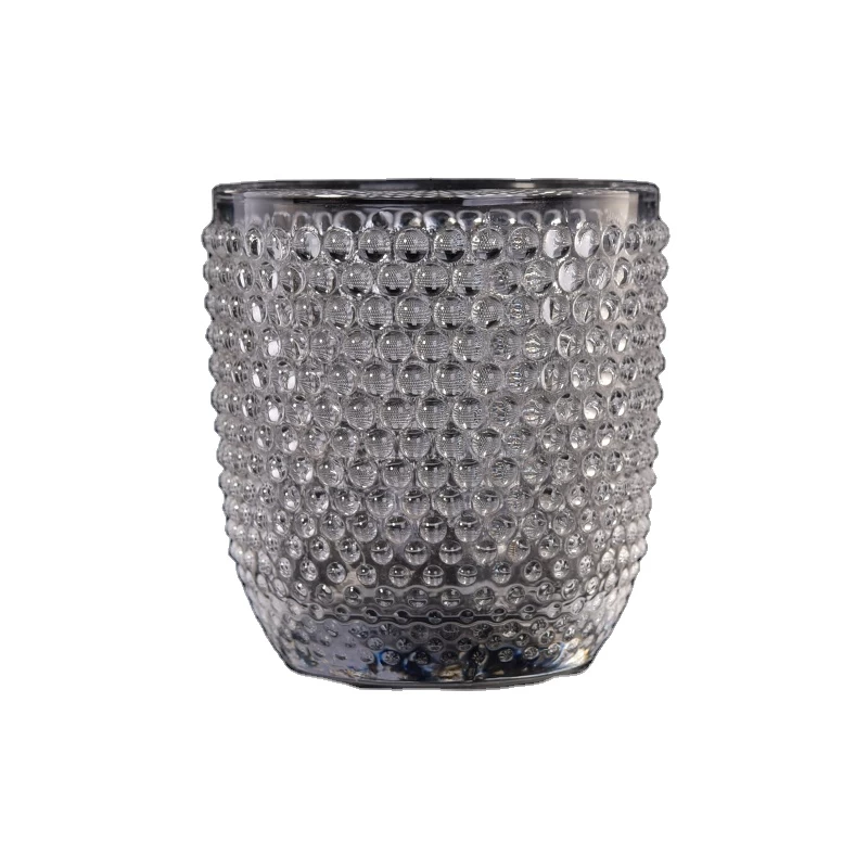 dot embossed pattern tealight candle holder