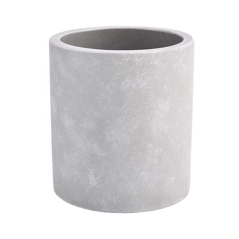 cement concrete candles scented luxury