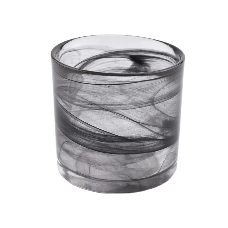 crystal bathroom fragrances candle holders luxury black glass jars candles empty candle jar glass
